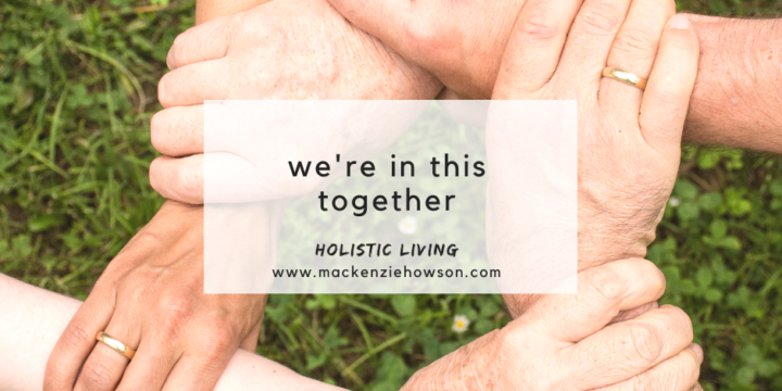 WE’RE IN THIS TOGETHER